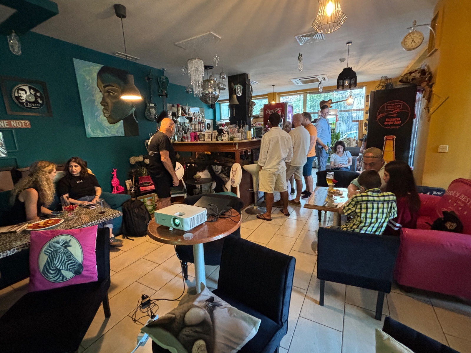 Attendees talking at the first AI Evening Varna