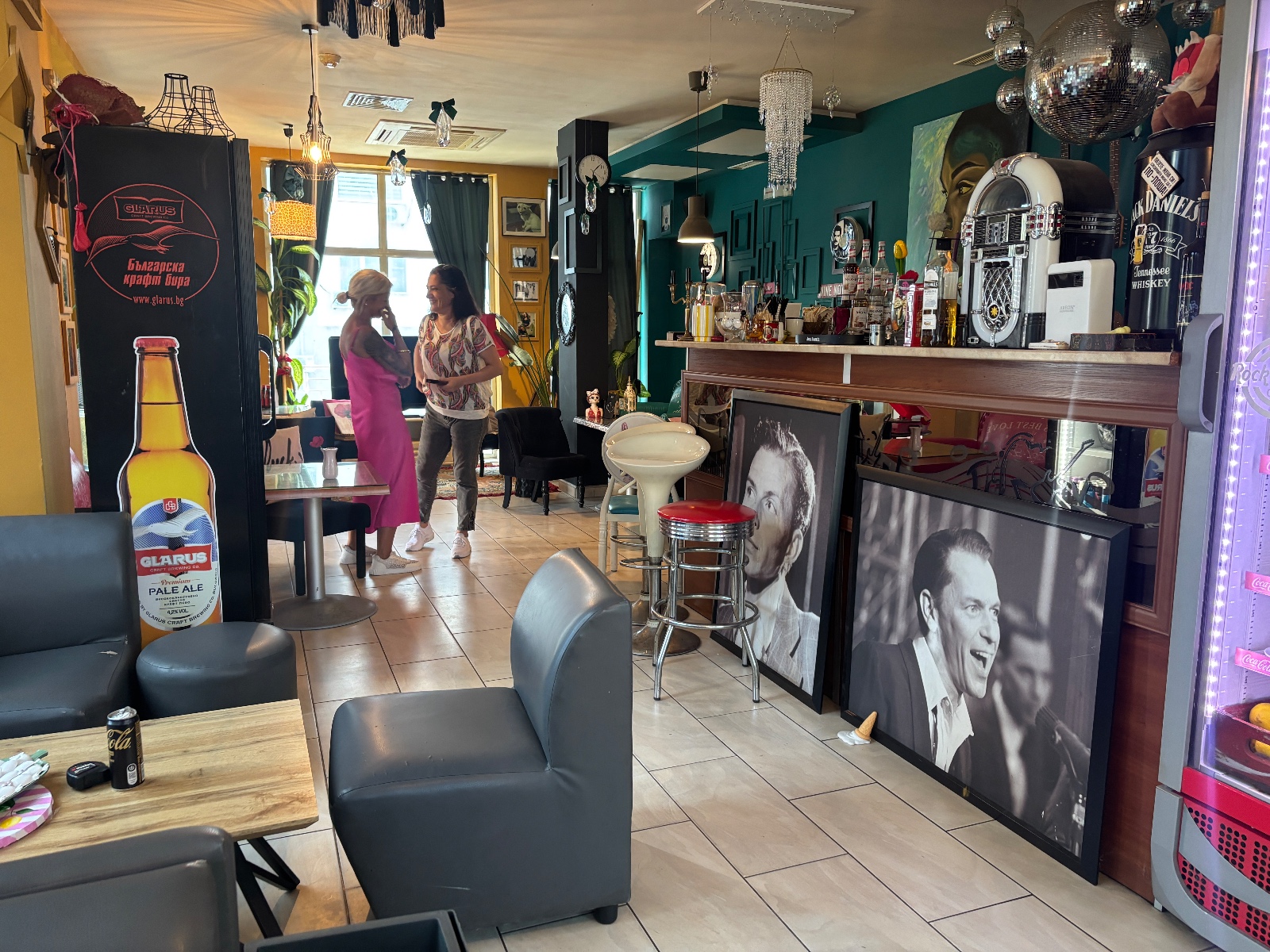 Guests and bar area at the first AI Evening Varna