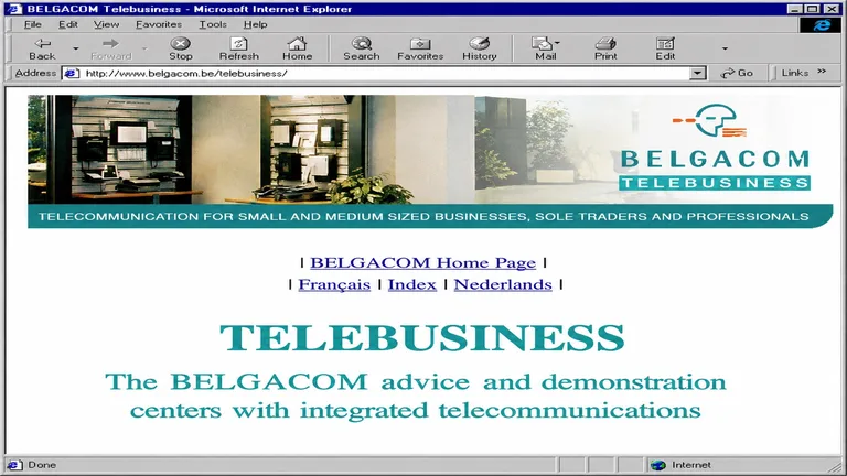 Belgacom Telebusiness first telecom stores Belgium