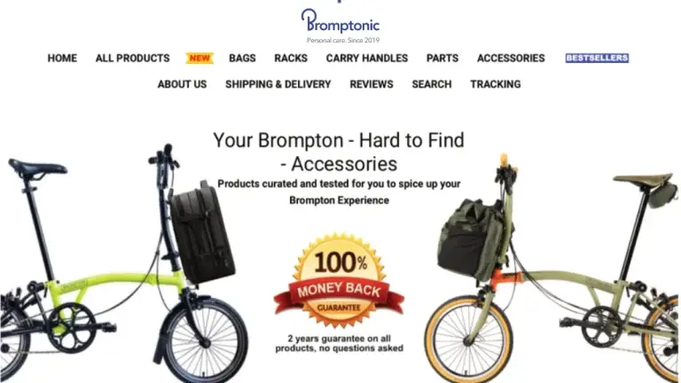 Bromptonic Shopify store