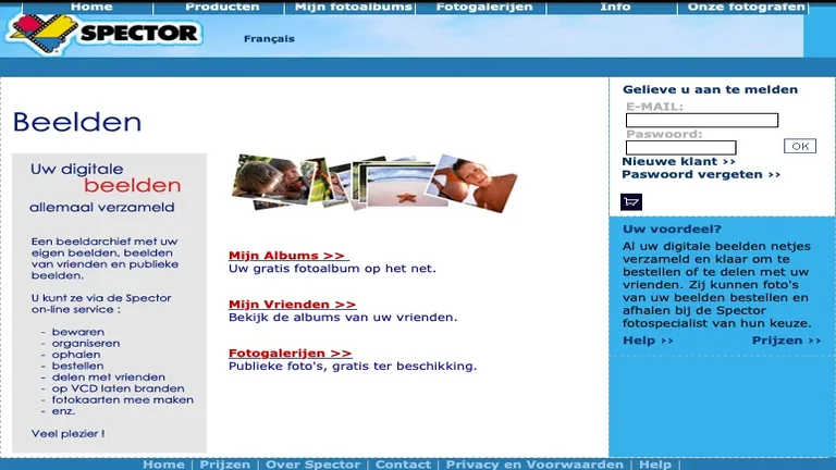 Spector Photo Group Belgium first online photo store