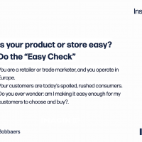 Is your product or store easy? Do the “Easy Check ™”.