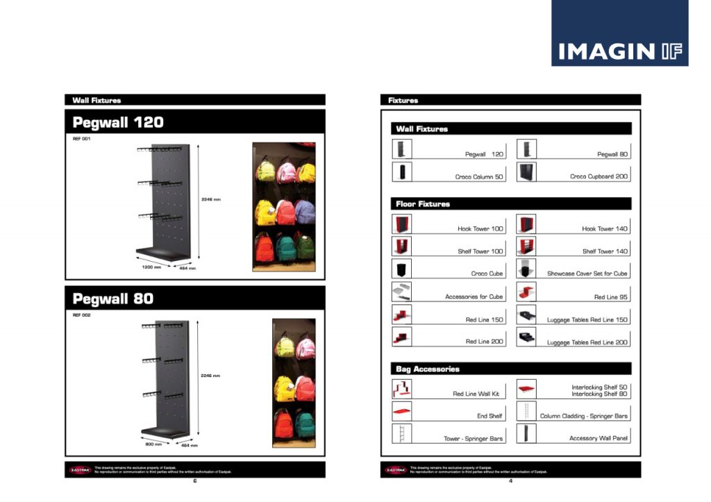 Store Design Manual Eastpak 4 | design by IMAGINIF