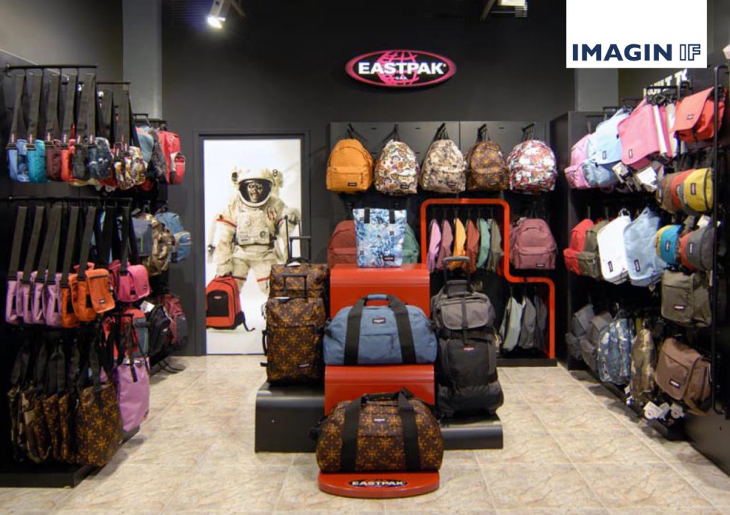 Store Design Roll Out for Eastpak 3 | design by IMAGINIF